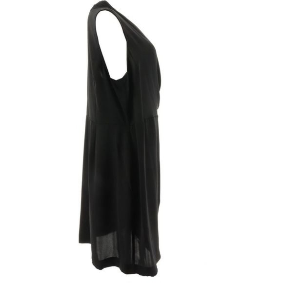 NWT G BY GIULIANA BLACK LABEL WRAP DRESS BLACK XXS - Picture 4 of 11